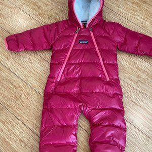 Patagonia Infant Hi-Loft Down Sweater Bunting - Pink 3-6M